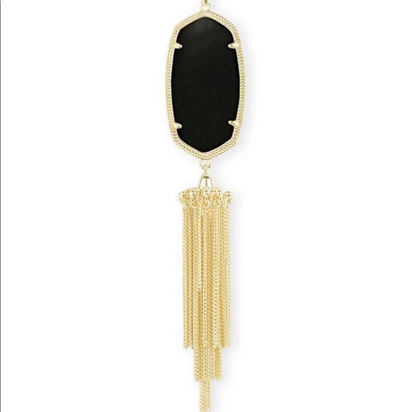Kendra Scott | Rayne Gold Long Pendant Necklace - Picture 2 of 5